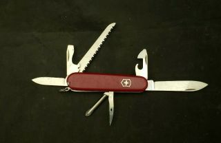 Victorinox Hiker,  Classic Red,  Swiss Army Knife,  13 Functions,  Edc,  Hike,  Camp