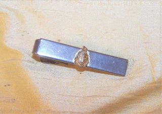Vintage Sigma Chi Fraternity Balfour Tie - Clip W/ Crest Old