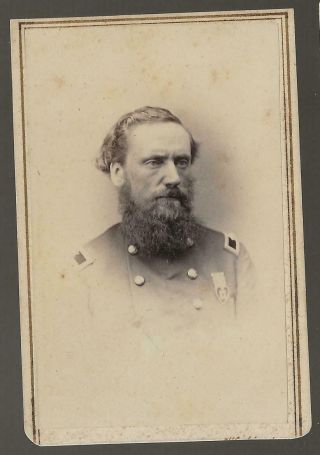 Civil War Cdv Colonel/bvt Major General Harris M Plaisted 11th Maine Vols
