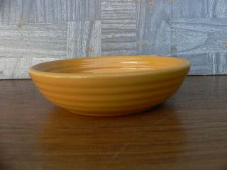 Rare Vintage Bauer Ring Ware Yellow Fruit Bowl 5 3/8 