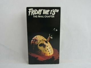 Vintage Friday The 13th Part 4 The Final Chapter Vhs Tape 1994