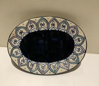 Javier Servin Mexico Hand Made And Painted Ceramic Soap Dish