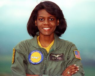 U.  S.  Navy Ensign Matice Wright First Navy Female African American Flight Officer