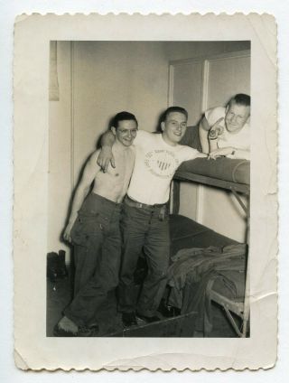 13 Vintage Photo Cute Affectionate Soldier Buddy Boys Men Snapshot Gay