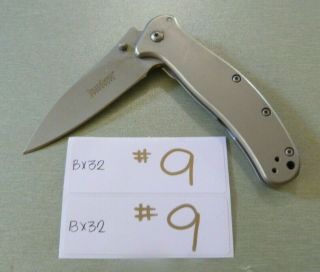 Pre Owned Kershaw Folding Pocket Knife: Speedsafe 1730ss Rj Martin Zing Bx32 9