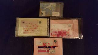 Ana Heaven Starbucks Japan Sakura Ana 2013 2014 2015 & 2016 Gift Cards Us Sell