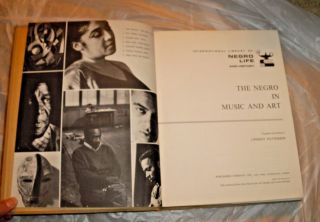 1967 BOOK INTERNATIONAL LIBRARY NEGRO LIFE & HISTORY MUSIC ART AFRICAN AMERICAN 2