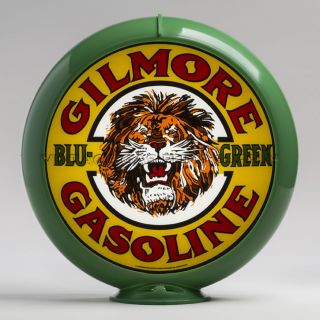 Gilmore Blu - Green 13.  5 " Gas Pump Globe W/ Green Plastic Body (g136)