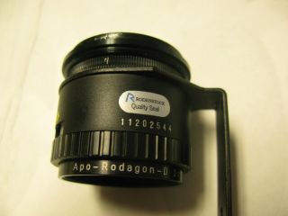 Rodenstock Apo Rodagon - D 2x F - 75mm 1:4.  5 Enlarging Lens W/bracket Pre - Owned