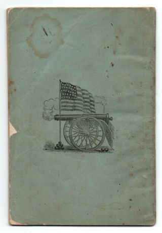 Civil War Booklet 1865 15th Regt York Heavy Artillery Signed Lt.  Dieckmann 2