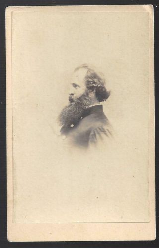 Civil War Union Cdv Of Colonel Thomas Jefferson Jordan 9th Pa Cavalry