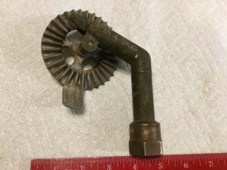 Vintage Antique Spin A Rain 600 Brass Rotary Lawn Sprinkler Made In Usa