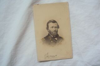 Civil War - Commanding General Of The U.  S.  Army Ulysses S.  Grant - Cdv