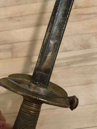 US Civil War Ames Model 1840 NCO Sword No Scabbard 3