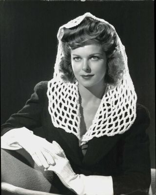 Jane Randolph American Actress Stylish Portrait 1943 Photo By Ernest Bachrach