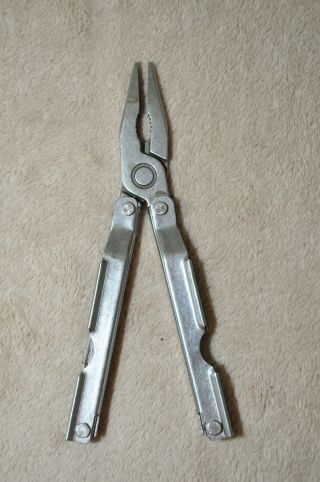 Vintage Gerber Stainless Steel Multi - Tool Pliers And Knife