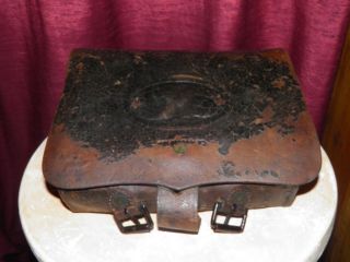 U.  S.  Civil War Cartridge Box S.  H.  Young Newark Jersey Maker