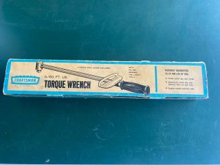 Vintage Craftsman 1/2” Torque Wrench