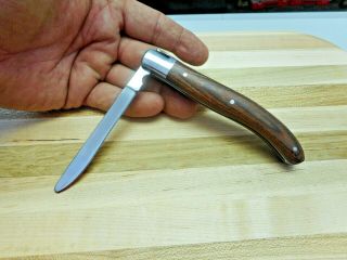 Laguiole Style Folding Knife With Blunt Tip