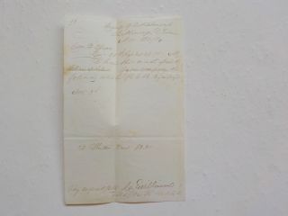 Civil War Document 1864 25th Indiana Chattanooga Tennessee 15th Wisconsin Vtg Nr