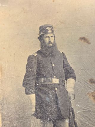 Civil War CDV Photo Colonel John W.  Shaw 34th Ohio Killed at Winchester VA 1864 3