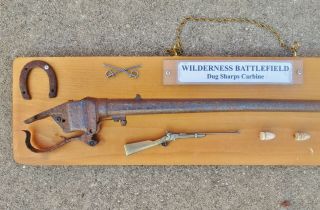 Civil War Relic Barrel,  Carbine,  Dug Wilderness 1970