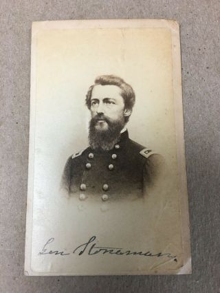 Civil War Era Cdv - General George Stoneman