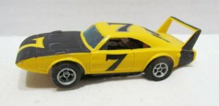 Aurora Afx Ho Scale Slot Car Dodge Charger Daytona Yellow Vintage 7