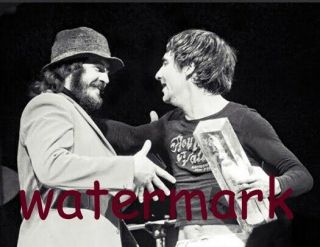 Drumming Icons John Bonham And Keith Moon Hug It Out 1974 Publicity Photo