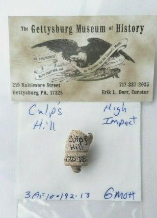 High Impact Bullet Recovered At Culp 