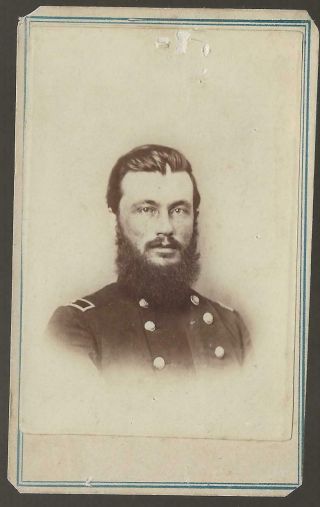 Civil War Cdv Colonel/bbg Charles A Gilchrist 10th Missouri,  50th Usct