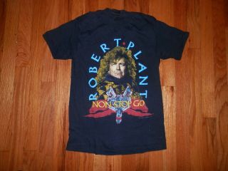 Vintage Robert Plant Non Stop Go Tour T Shirt 1988 Med Led Zepplin
