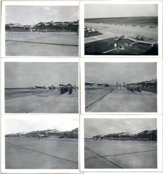 Wwii Us Army Air Corp Langley Field Airmen Bomber Fighter Airplane Hangar Photos