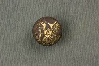 Civil War Union Artillery Coat Button W.  H.  Smith Ny Bkmk