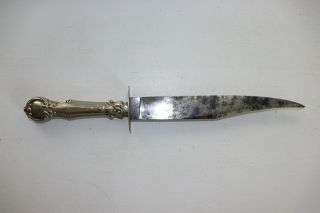 English Bowie Knife By E.  Barnes and Son Sheffield w/ leather scabbard 2