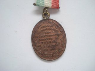 Mexico French War Medal Honor For Battle Of Puebla May 5 1862