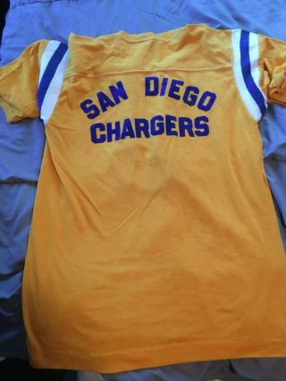 Vintage San Diego Chargers Jersey Shirt Harry