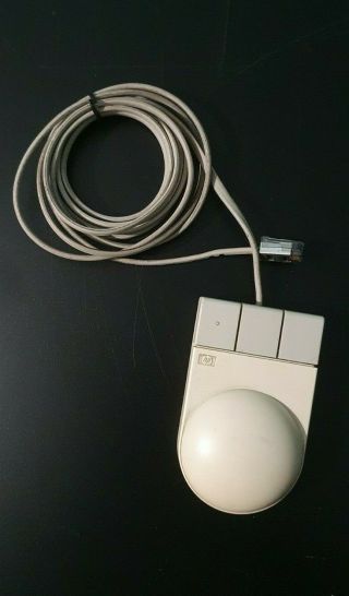 Vintage Hp 46060b Hp - Hil 3 Button Mouse