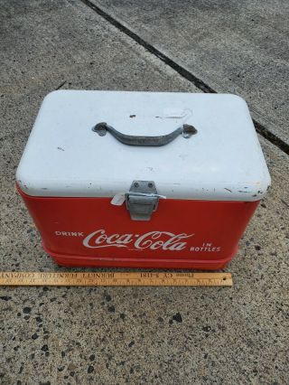 Vintage 1940s Coca Cola All Metal Cooler