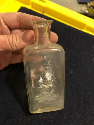 Vintage Owl Drug Co.  1 - Wing Embossed Bottle