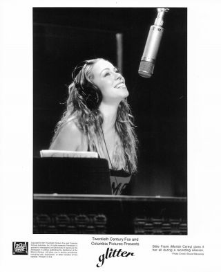 2001 Vintage Press Photo Mariah Carey (glitter) - Columbia Pictures