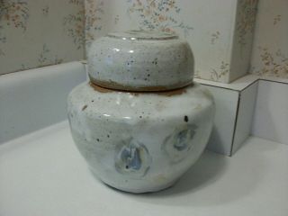 Vintage Large Porcelain Chinese / Japanese Asian Pottery Ginger Jar Bowl Vase 2