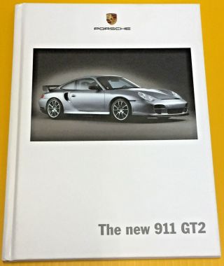 2003 Porsche 911 Gt2 Hard Cover Brochure Very Rare