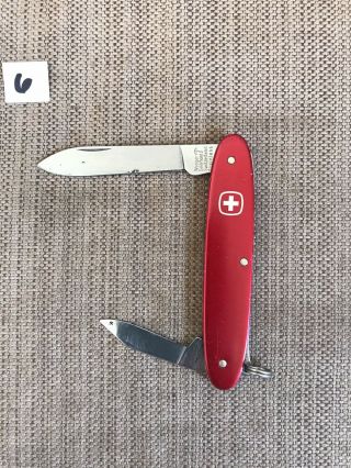 Wenger Delemont Sak - Smooth Red Alox 2 Blade Model - Nr 6