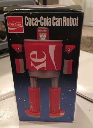 Vintage Coca Cola Soda Pop Coke Toy Transformer Can Robot Rare