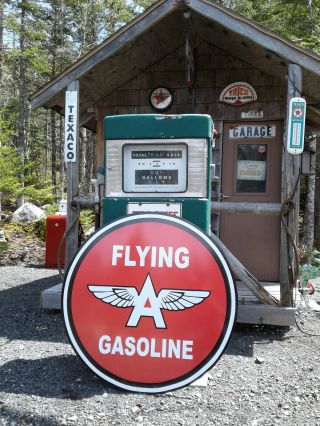 Classic 37 Inch Flying A Gasoline Sign