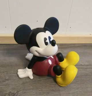 Vintage Enesco Walt Disney Mickey Mouse Ceramic Piggy Bank