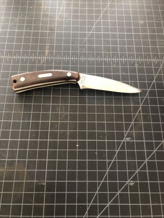Vintage Schrade 1540t Usa Old Timer Drop Point Hunter Knife