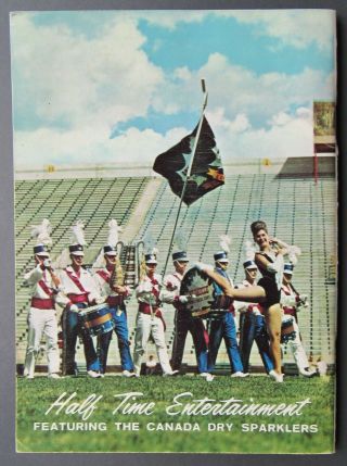 1966 Vintage CFL Edmonton Eskimos Media & fact Book,  Intra - Squad Game Lineups 2