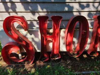 Shoneys Vintage Neon Sign Broken 2